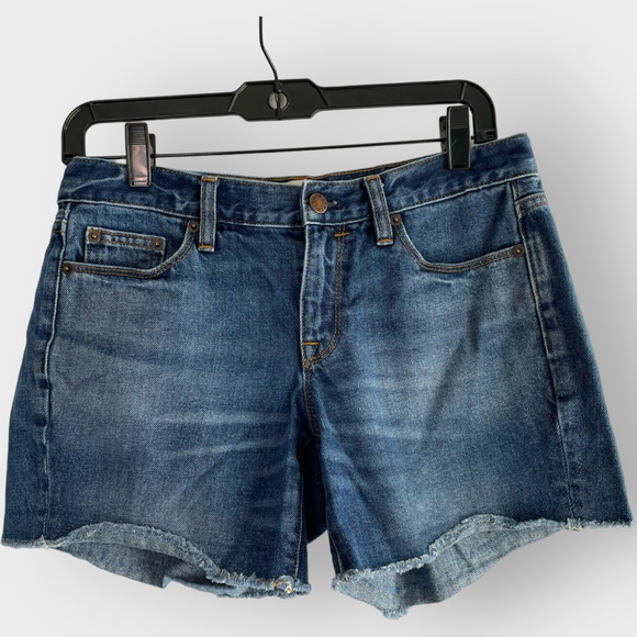 J.Crew Denim Shorts Jeans Cut Off Lexi 100% Cotton Summer F7776 Size 26 Festival - Picture 1 of 7